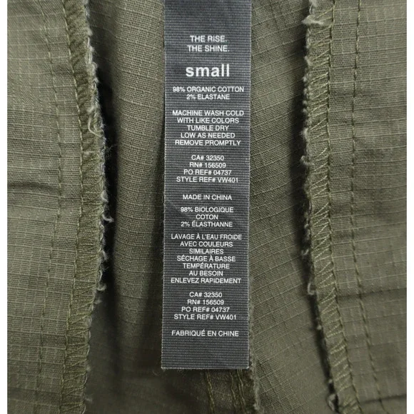 Vuori Women's Ripstop Oregano Camo Camouflage Cotton Pants Sz S - Picture 6 of 8